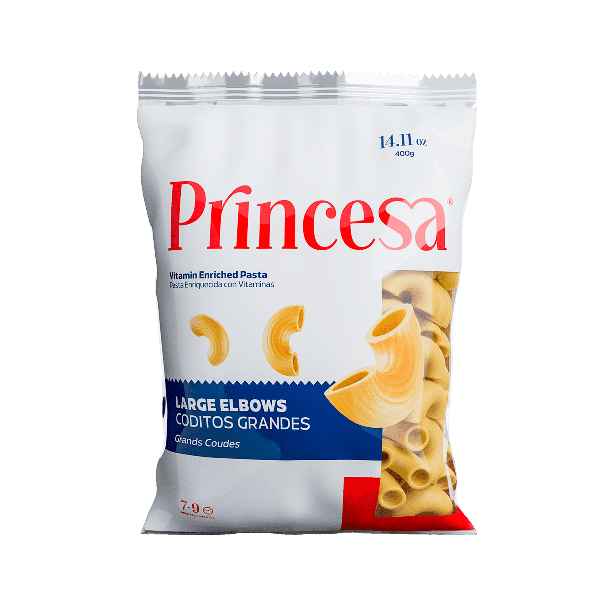 Pasta Enriquecida con Vitaminas Princesa Coditos Grandes 400 g Pasta Enriquecida con Vitaminas Princesa Coditos Grandes 400 g
