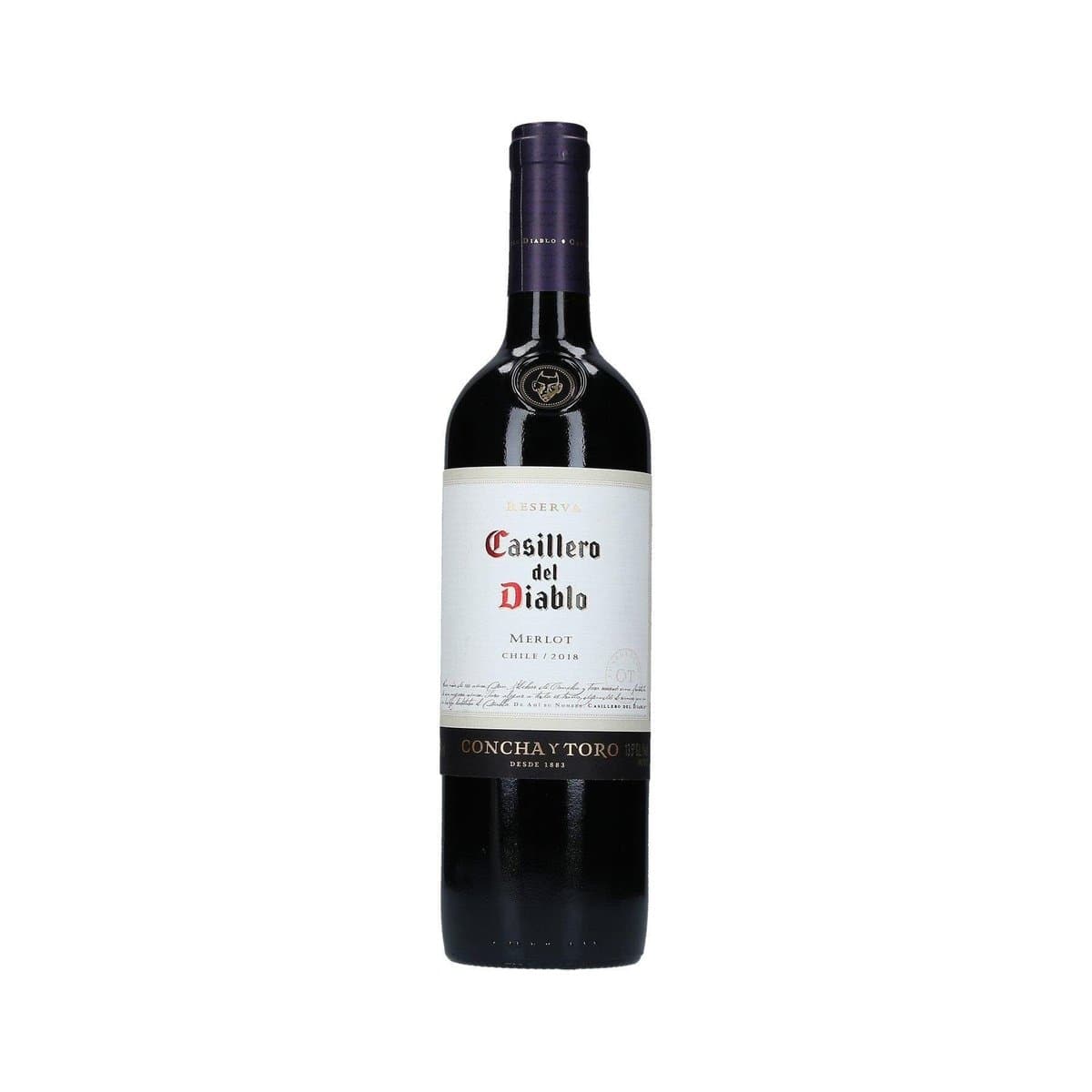 Vino Tinto Concha Y Toro Casillero del Diablo Merlot 750ml Chile Vino Tinto Concha Y Toro Casillero del Diablo Merlot 750ml Chile