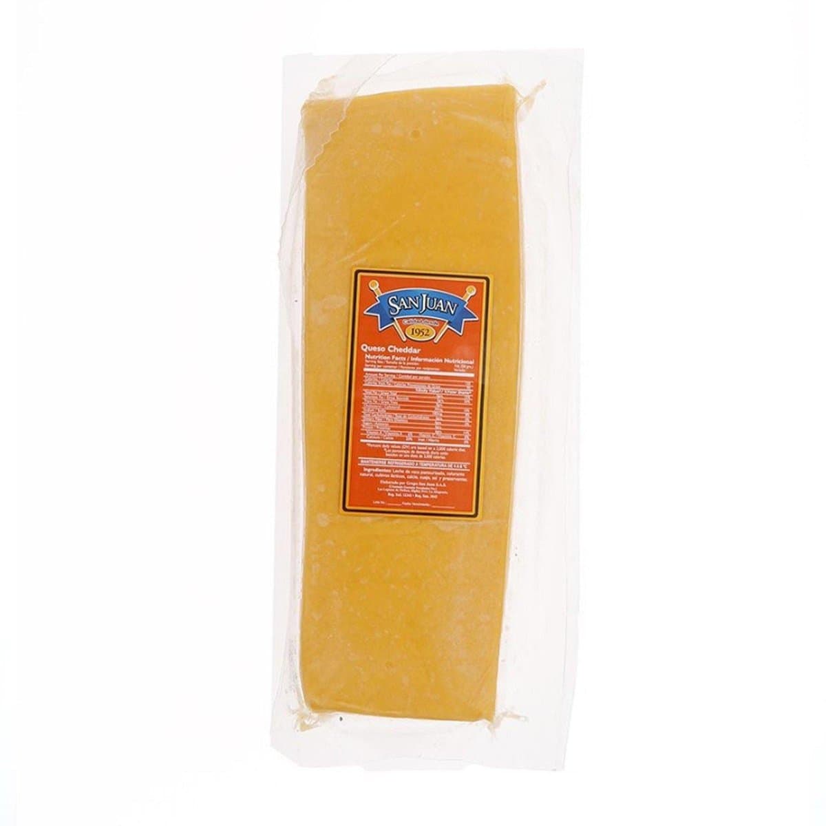 Queso Cheddar San Juan Por Libras Queso Cheddar San Juan Por Libras