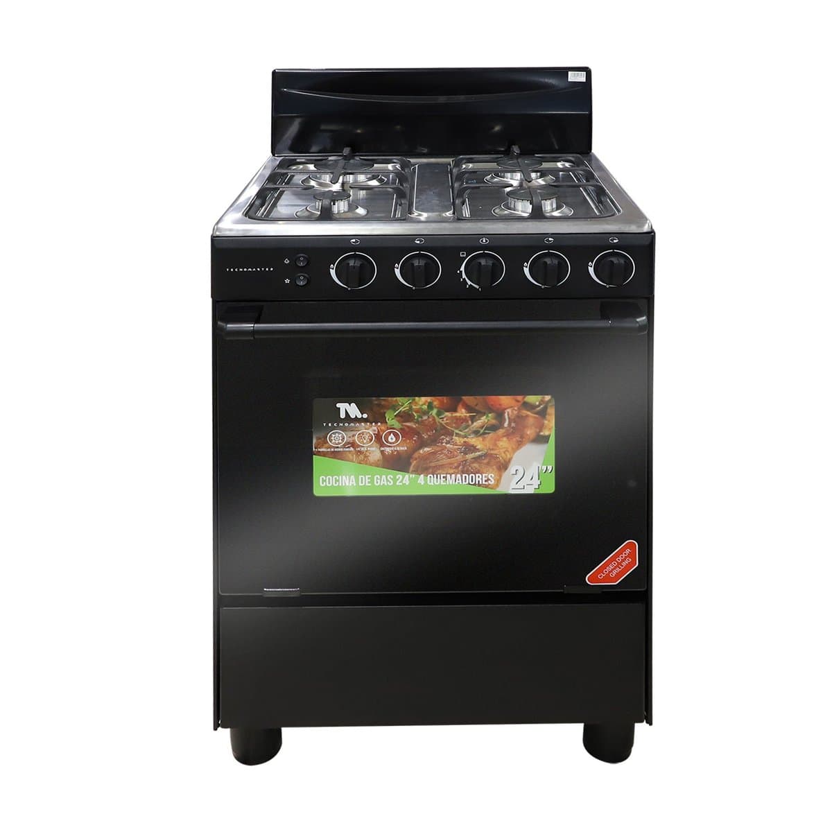 Estufa Tecnomaster M/TEMI24B057B 24 / 4 Quemadores Estufa Tecnomaster M/TEMI24B057B 24 / 4 Quemadores