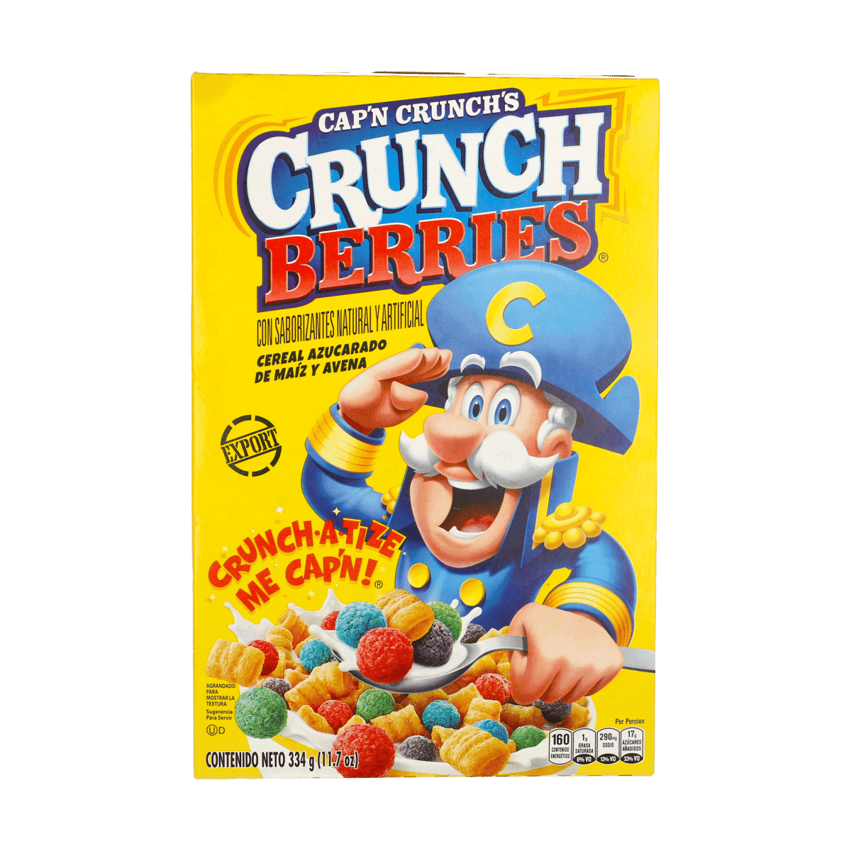 Cereal Cap’n Crunch Crunch Berries 11.7 oz Cereal Cap’n Crunch Crunch Berries 11.7 oz