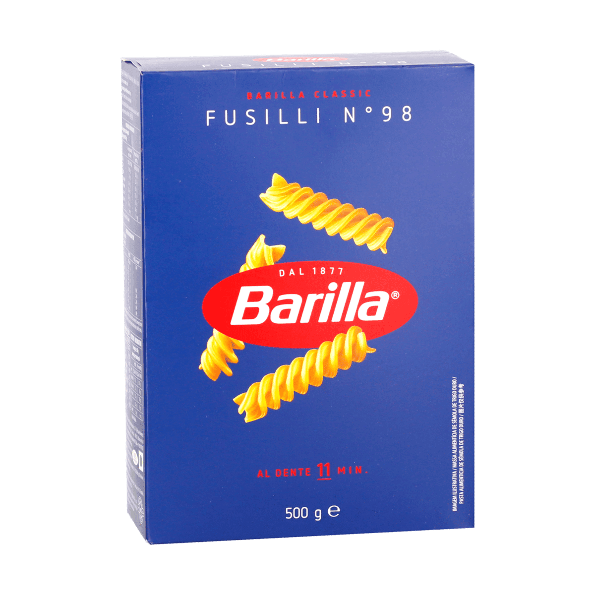 Pasta Fusilli Barilla 500gr Pasta Fusilli Barilla 500gr