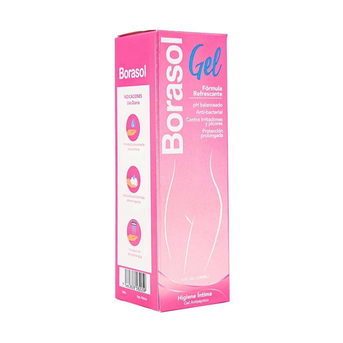 Jabón Liquido Intimo Borasol Gel Fórmula Refrescante 120ml Jabón Liquido Intimo Borasol Gel Fórmula Refrescante 120ml
