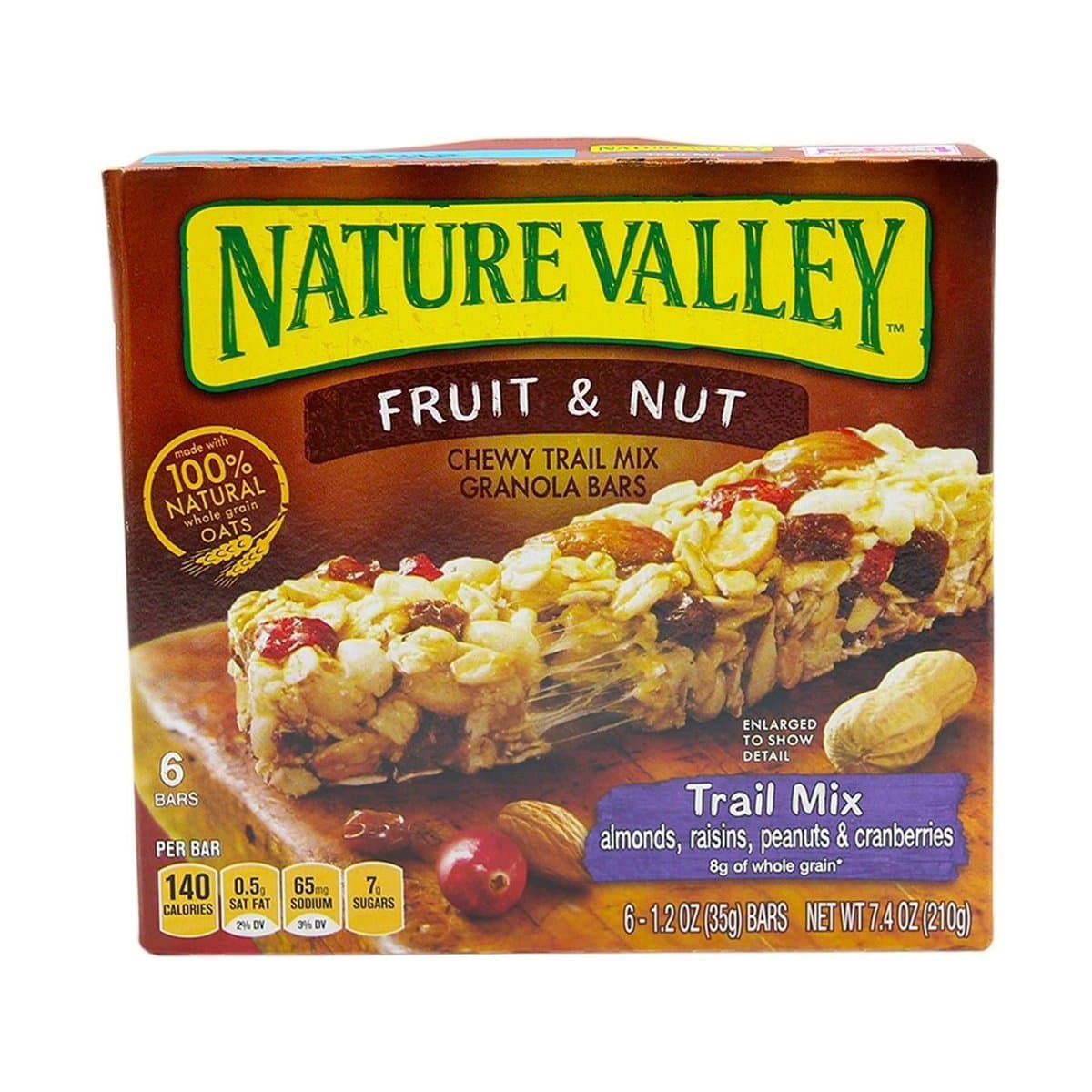 Barras De Granola Nature Valley Frutas y Nueces 6 uds Barras De Granola Nature Valley Frutas y Nueces 6 uds