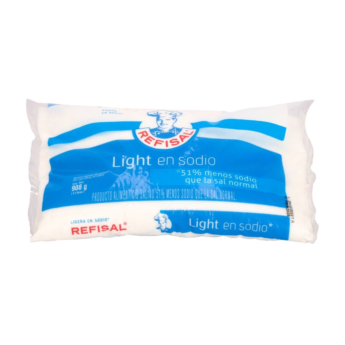 Sal Light Refisal En Sodio 908gr Sal Light Refisal En Sodio 908gr