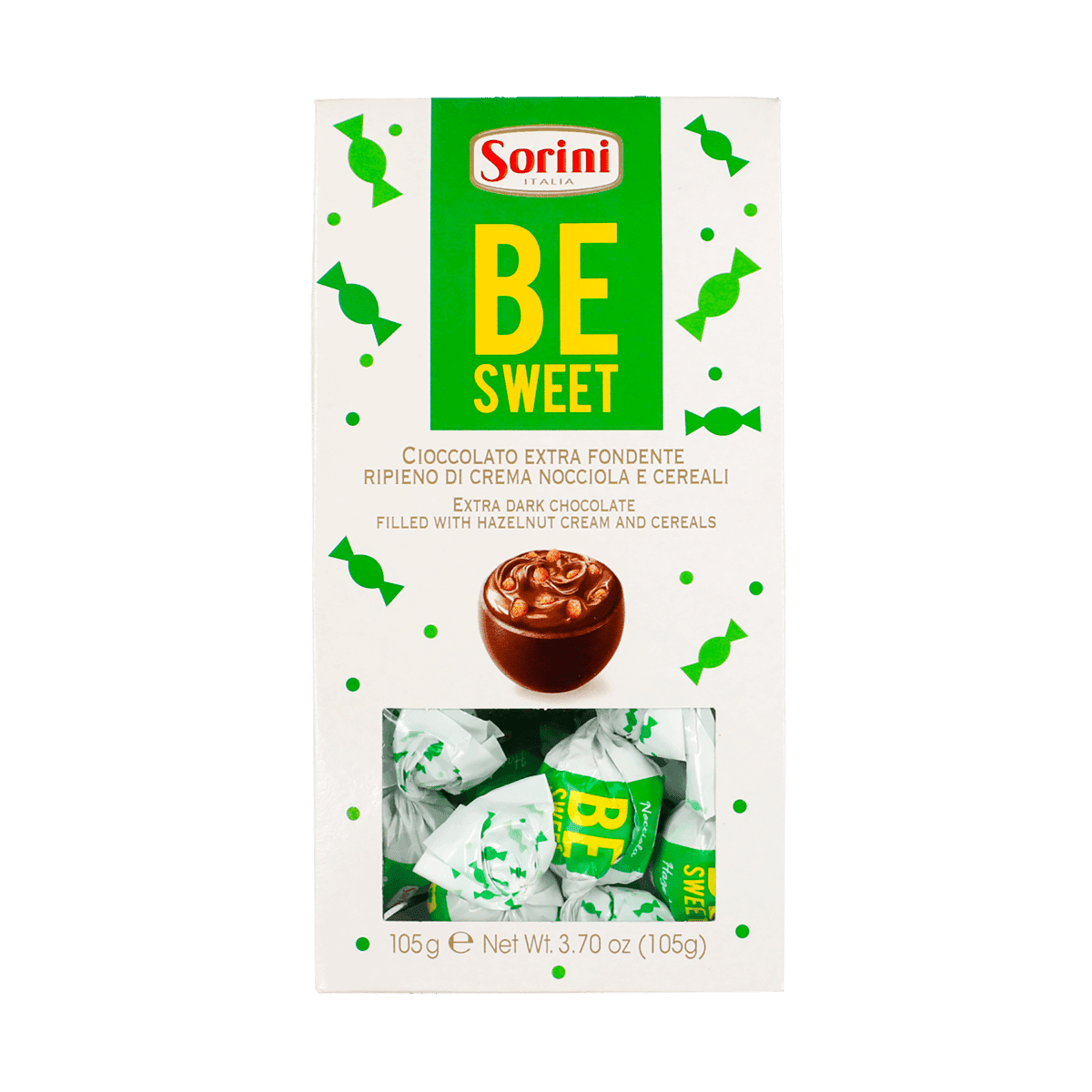Chocolate extra oscuro relleno de crema de avellanas y cereales 105 g Chocolate extra oscuro relleno de crema de avellanas y cereales 105 g