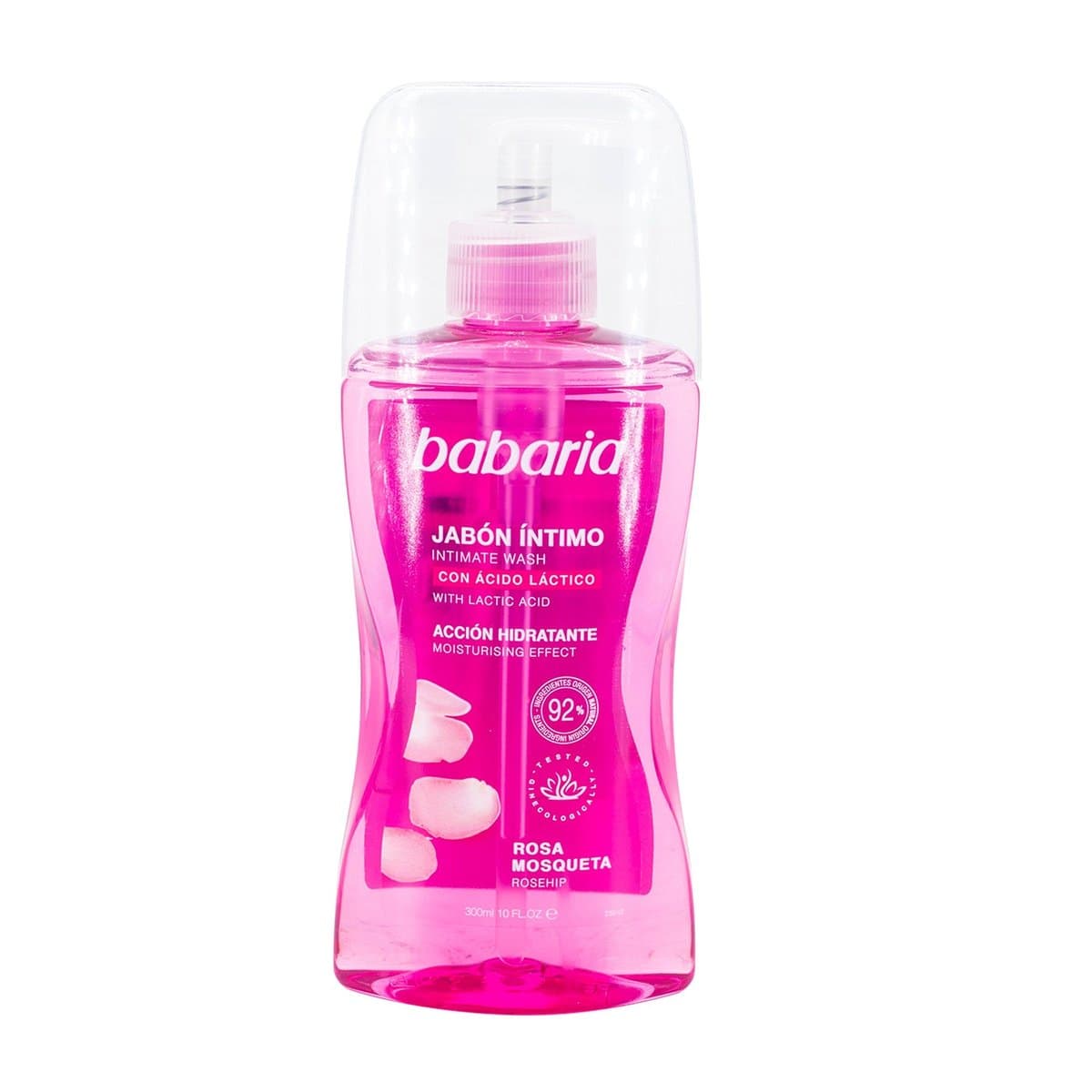 Jabón Intimo Babaria Hidratante Rosa Mosqueta 300ml Jabón Intimo Babaria Hidratante Rosa Mosqueta 300ml