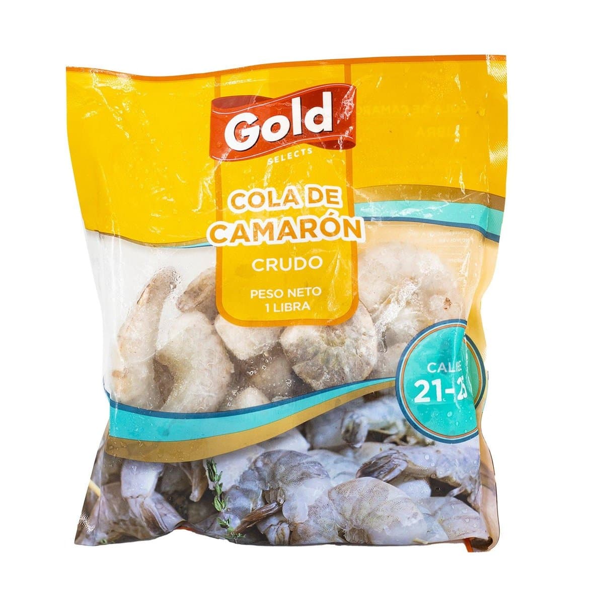 Camarones Crudos Calibre 21/25 Gold Selects 1 Lb Camarones Crudos Calibre 21/25 Gold Selects 1 Lb