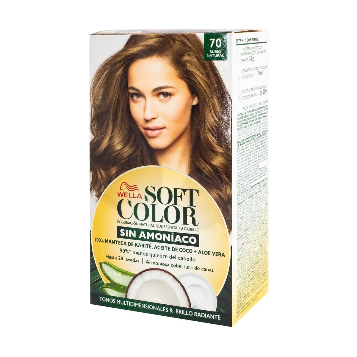 Tinte Soft Color Sin Amoniaco Rubio Natural 70 Tinte Soft Color Sin Amoniaco Rubio Natural 70