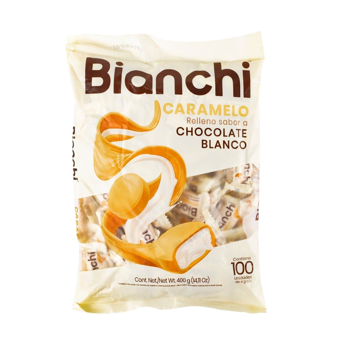 Caramelos Rellenos De Chocolate Blanco Bianchi 100 uds Caramelos Rellenos De Chocolate Blanco Bianchi 100 uds
