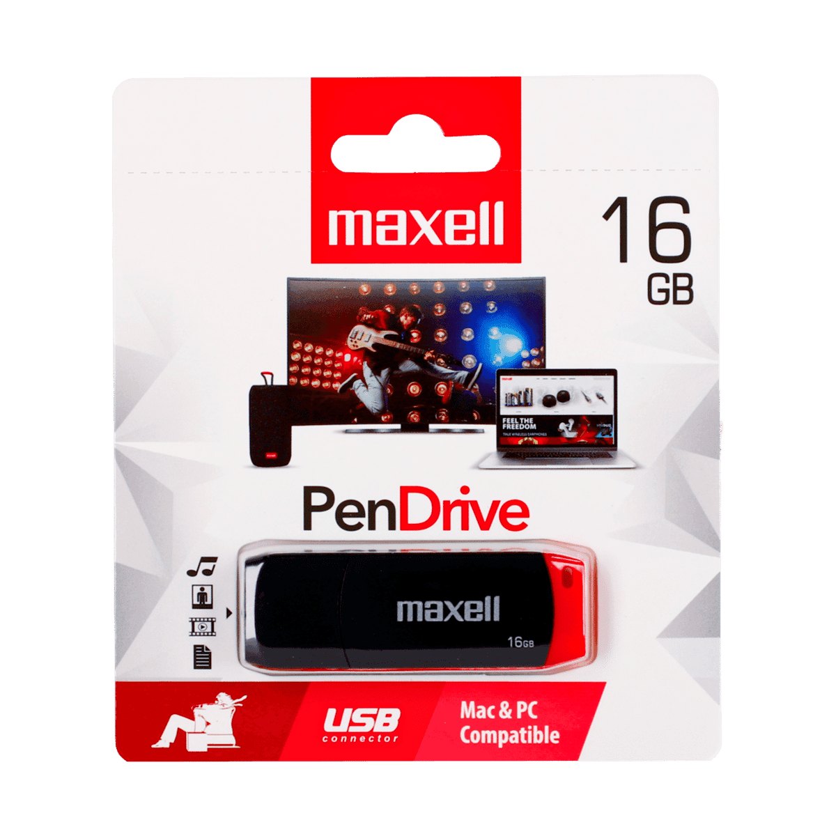 Memoria Maxell USBPD-16 USB Pendrive 16 GB M/346232 Memoria Maxell USBPD-16 USB Pendrive 16 GB M/346232