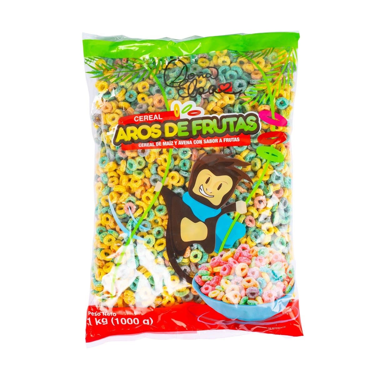 Cereal Aros Sabor A Frutas Doña Elsa 1 Kg Cereal Aros Sabor A Frutas Doña Elsa 1 Kg