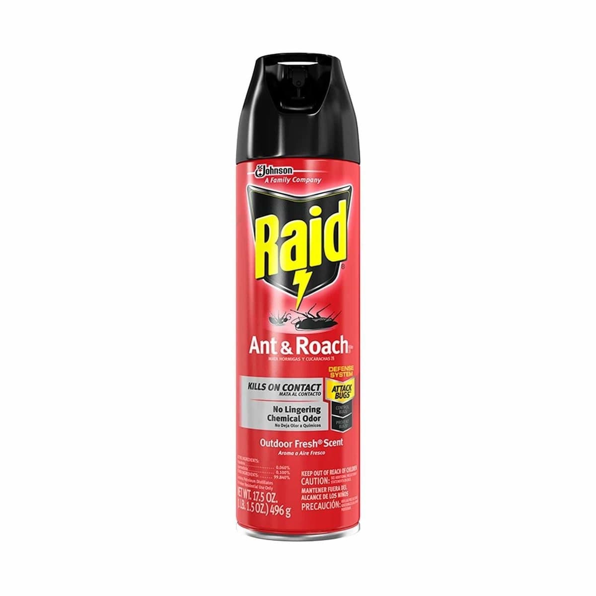 Insecticida Raid Hormigas y Cucarachas Limón 496 ml Insecticida Raid Hormigas y Cucarachas Limón 496 ml