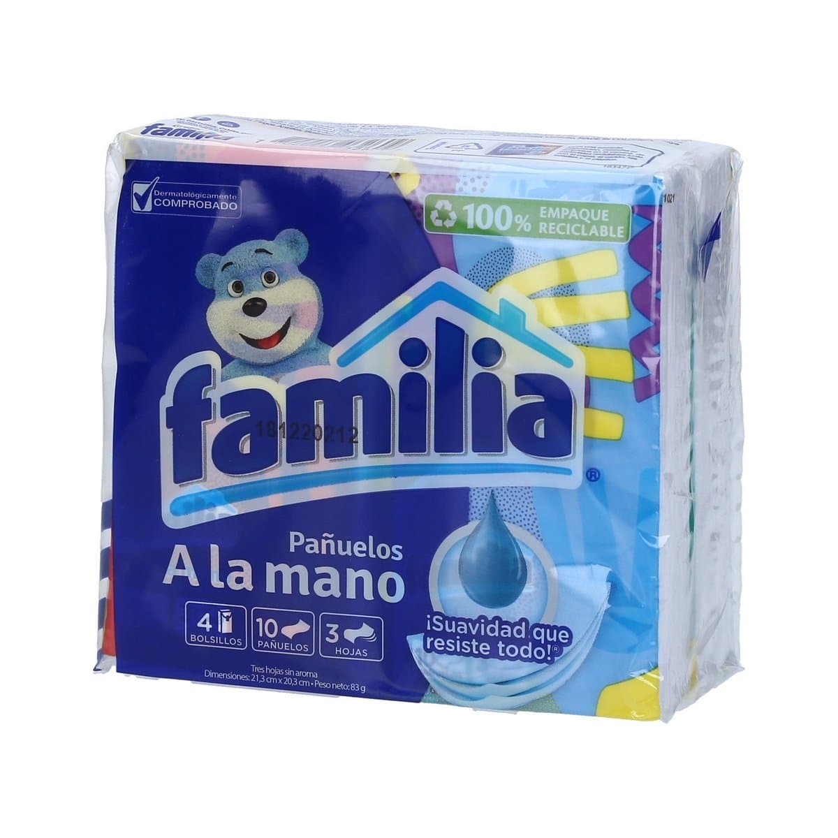 PaƱuelos Faciales Familia Bolsillo Triple Hoja 4 uds PaƱuelos Faciales Familia Bolsillo Triple Hoja 4 uds