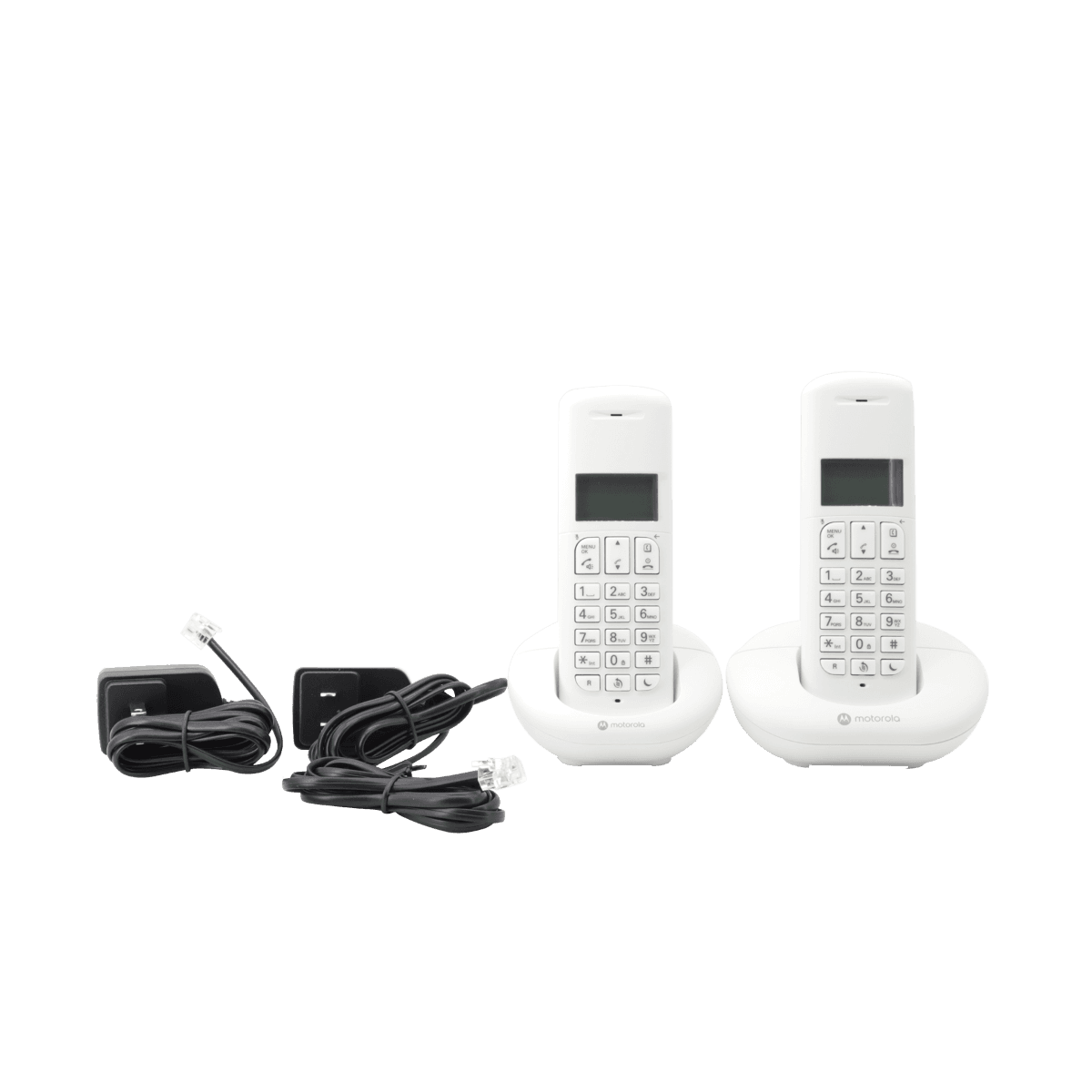Teléfono Motorola Inalámbrico Blanco M/E250W 2 Unidad Teléfono Motorola Inalámbrico Blanco M/E250W 2 Unidad