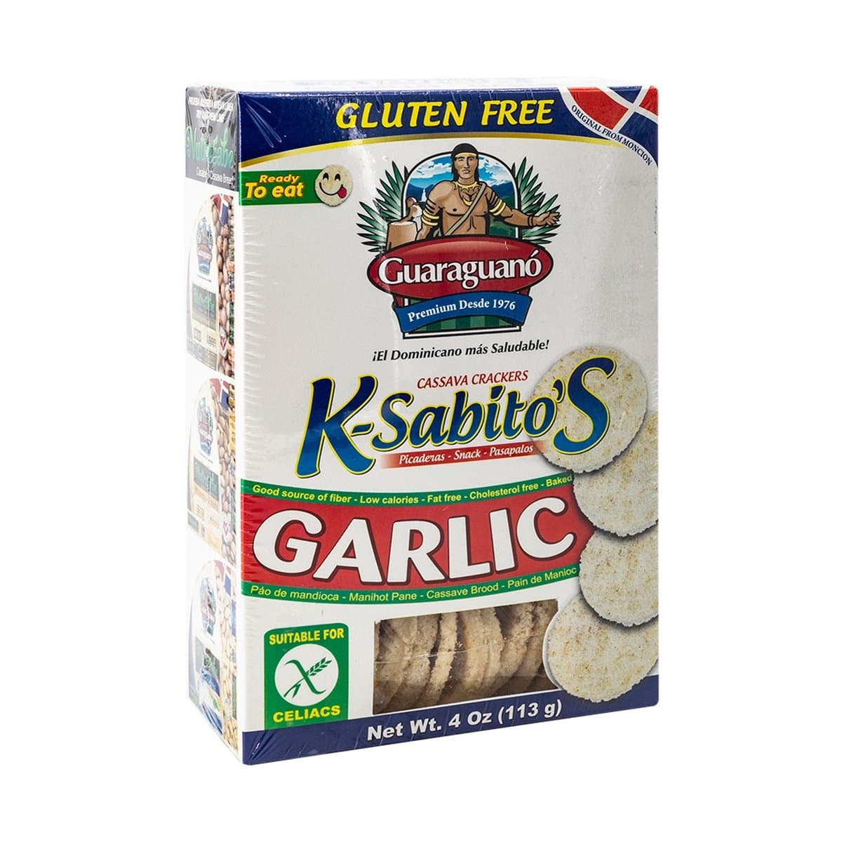 Casabe Guaraguanó Al Ajillo K-Sabitos 113 g Casabe Guaraguanó Al Ajillo K-Sabitos 113 g