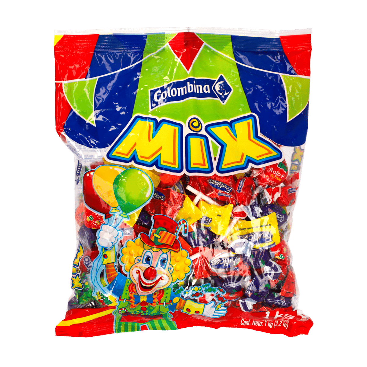Dulces Colombina Mix 1 Kg Dulces Colombina Mix 1 Kg