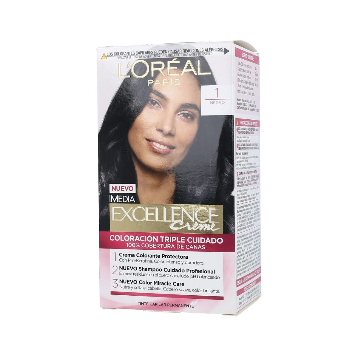 Tinte Loréal Crema De Excelencia Negro 1 Tinte Loréal Crema De Excelencia Negro 1