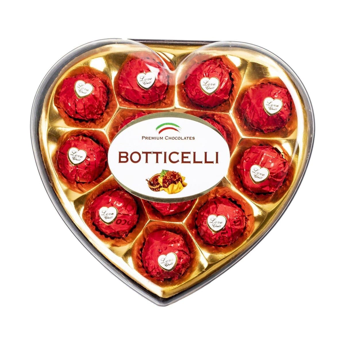 Chocolate Corazón Botticelli 12 uds Chocolate Corazón Botticelli 12 uds