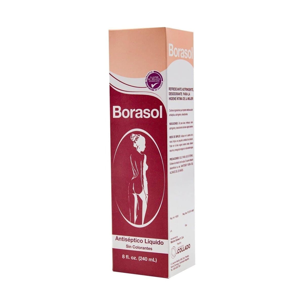 Antiséptico Líquido Borasol Sin Colorantes 8 Oz Antiséptico Líquido Borasol Sin Colorantes 8 Oz