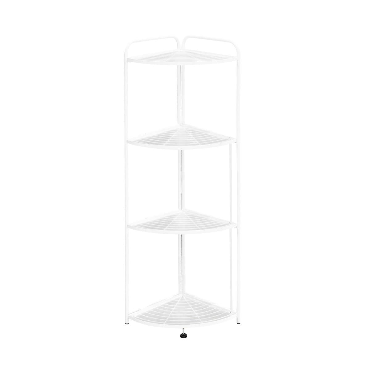 Estante Multiuso Esquinero 4 Niveles M/0302-30-121-WH Estante Multiuso Esquinero 4 Niveles M/0302-30-121-WH