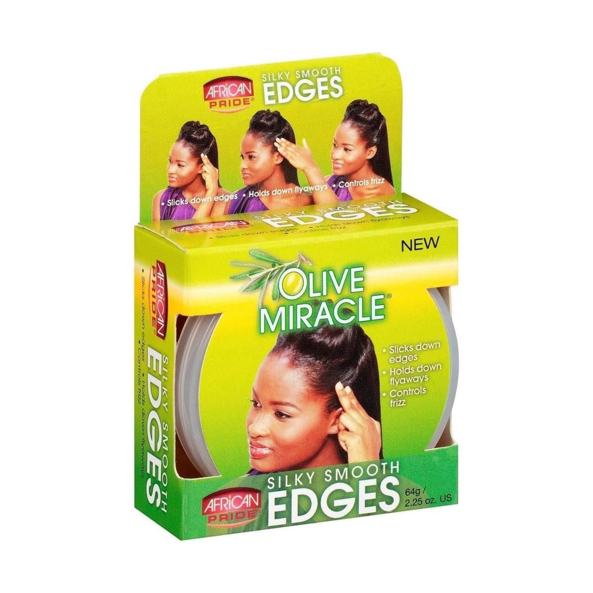 Control de Orillas African Pride Olive Miracle Silky Smooth Edges 2.25 Oz Control de Orillas African Pride Olive Miracle Silky Smooth Edges 2.25 Oz