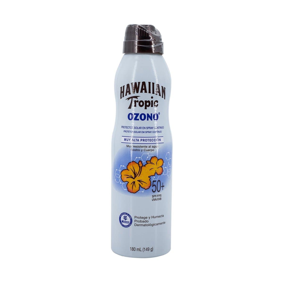 Protector Solar En Spray Hawaiian Tropic Ozono FPS 180ml Protector Solar En Spray Hawaiian Tropic Ozono FPS 180ml