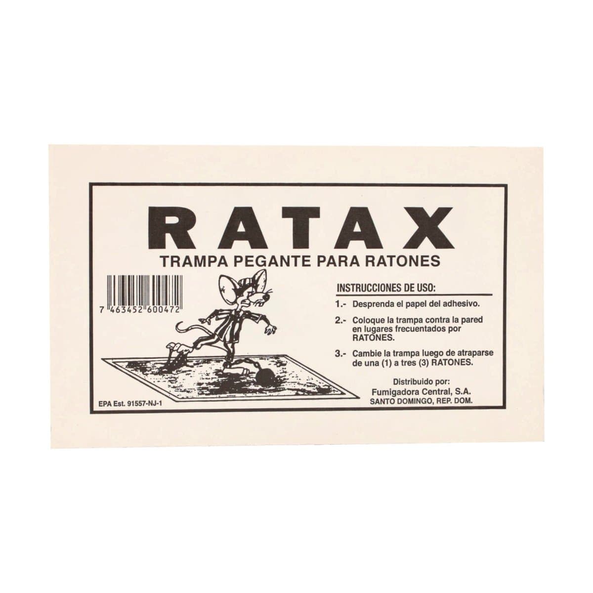 Trampa Pegante Para Ratones Ratax Trampa Pegante Para Ratones Ratax