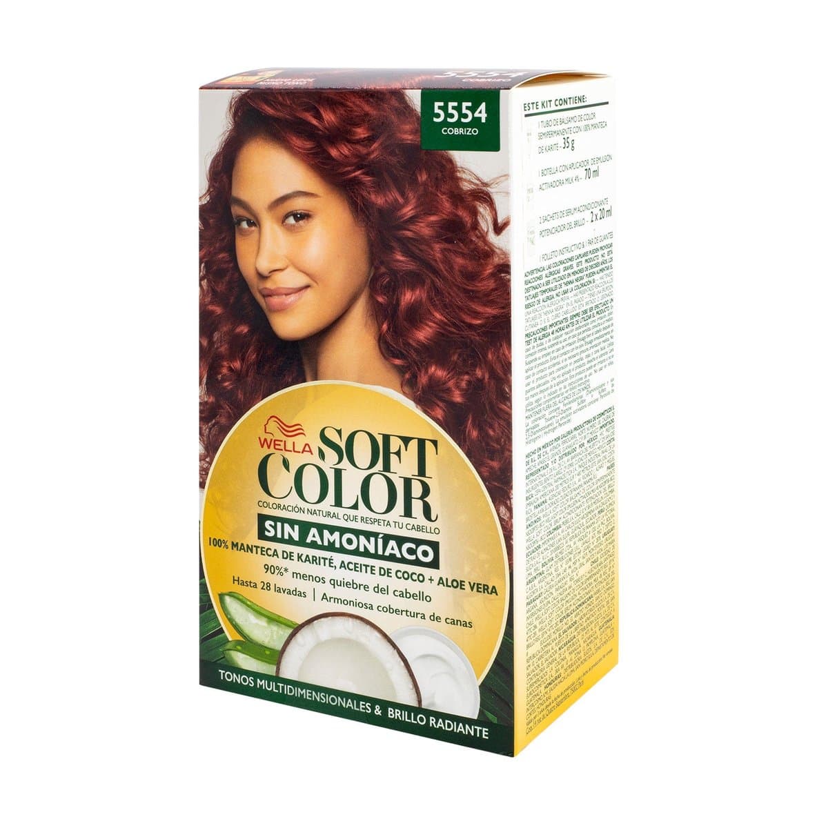 Tinte Sin Amoniaco Soft Color Cobrizo 5554 Tinte Sin Amoniaco Soft Color Cobrizo 5554