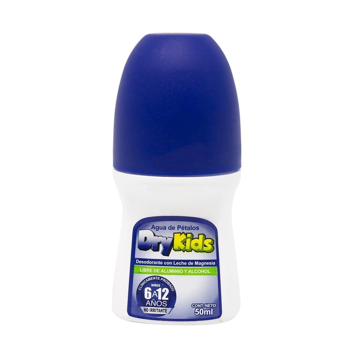 Desodorante Roll-On Dry Kids Agua De Pétalos Leche Magnesia 50ml Desodorante Roll-On Dry Kids Agua De Pétalos Leche Magnesia 50ml