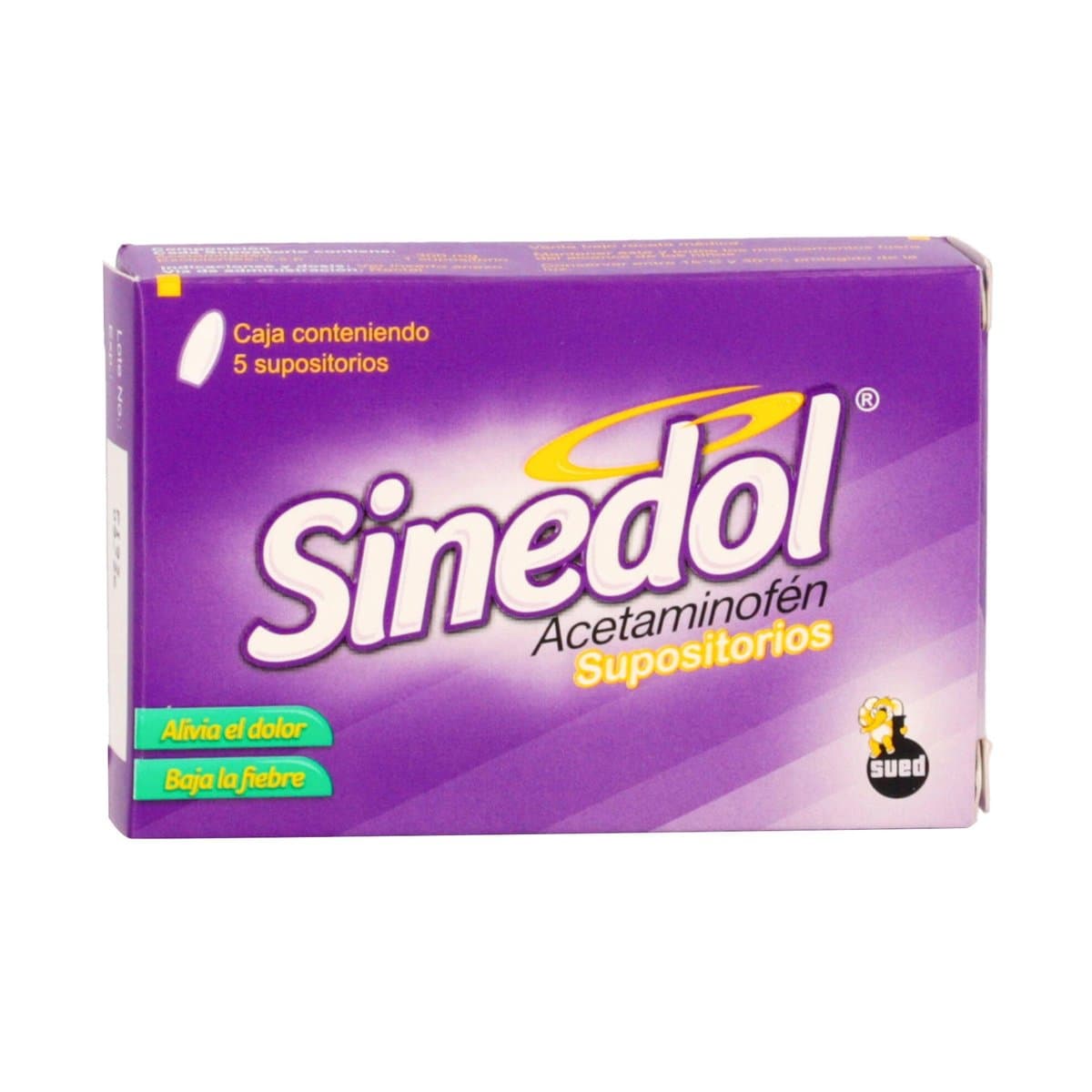 Acetaminofén Supositorios Sinedol Acetaminofén Supositorios Sinedol