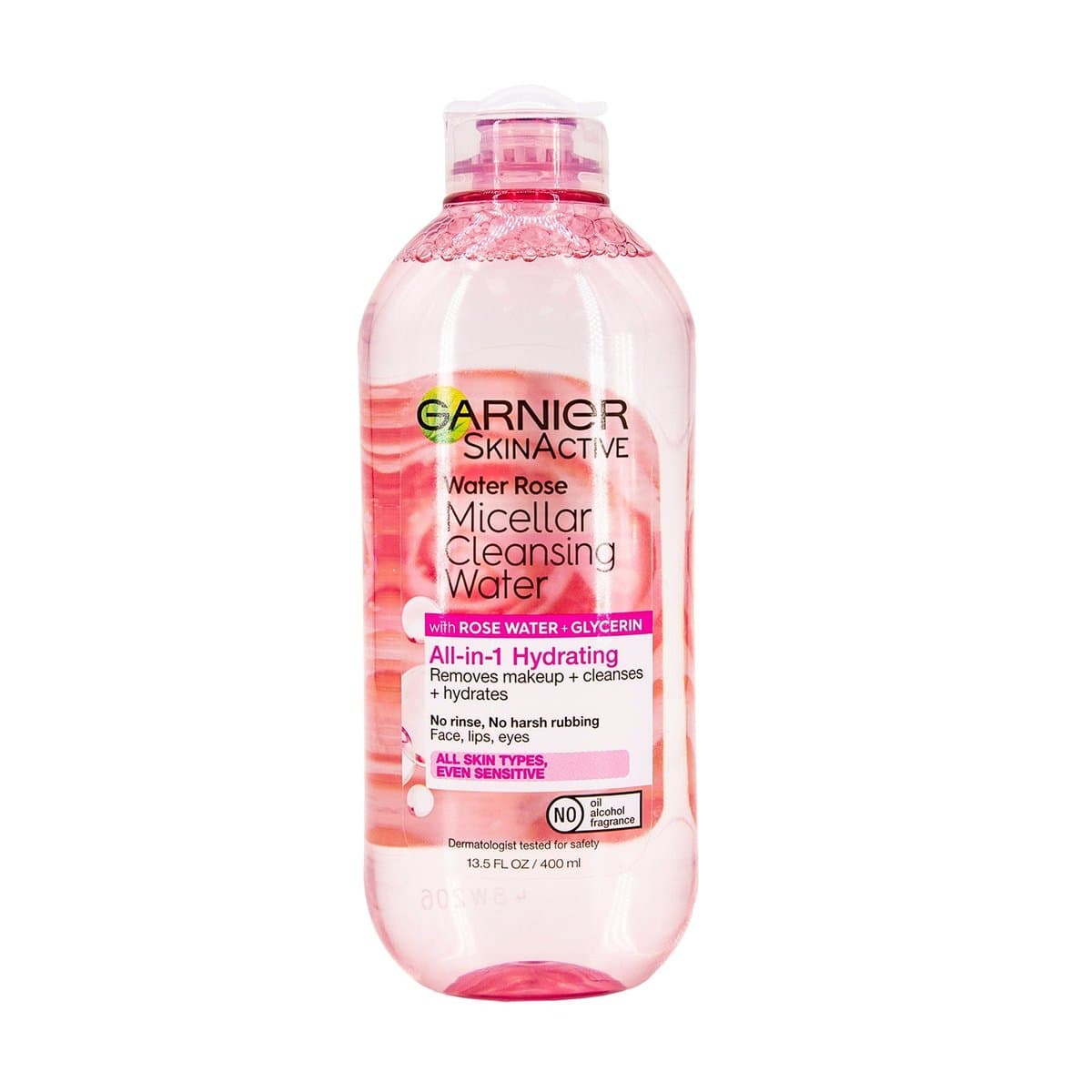 Agua Micelar Garnier SkinActive All-in-1 Hydrating Agua De Rosas 400ml Agua Micelar Garnier SkinActive All-in-1 Hydrating Agua De Rosas 400ml