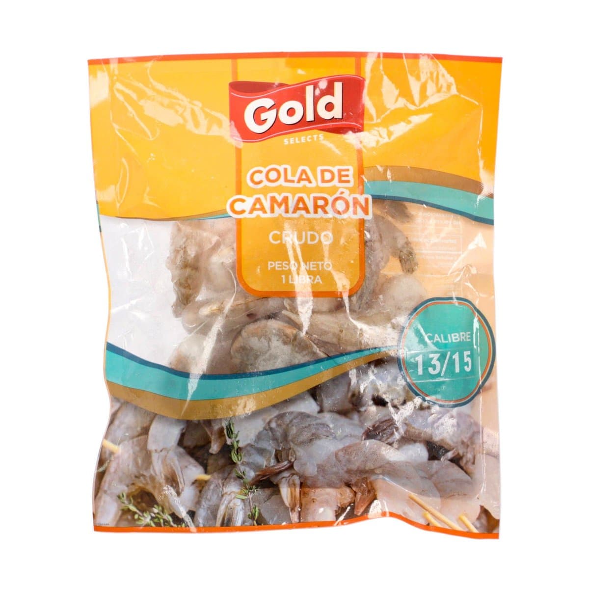 Cola de Camaron Crudo Gold Selects 1 Libra Cola de Camaron Crudo Gold Selects 1 Libra