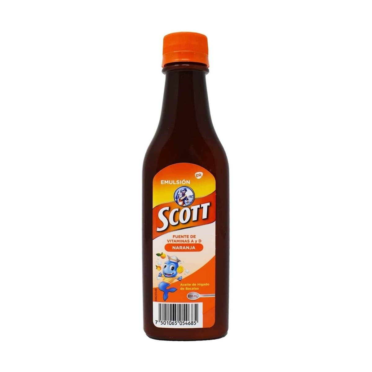 Emulsion De Scott Sabor a Naranja 200ml Emulsion De Scott Sabor a Naranja 200ml
