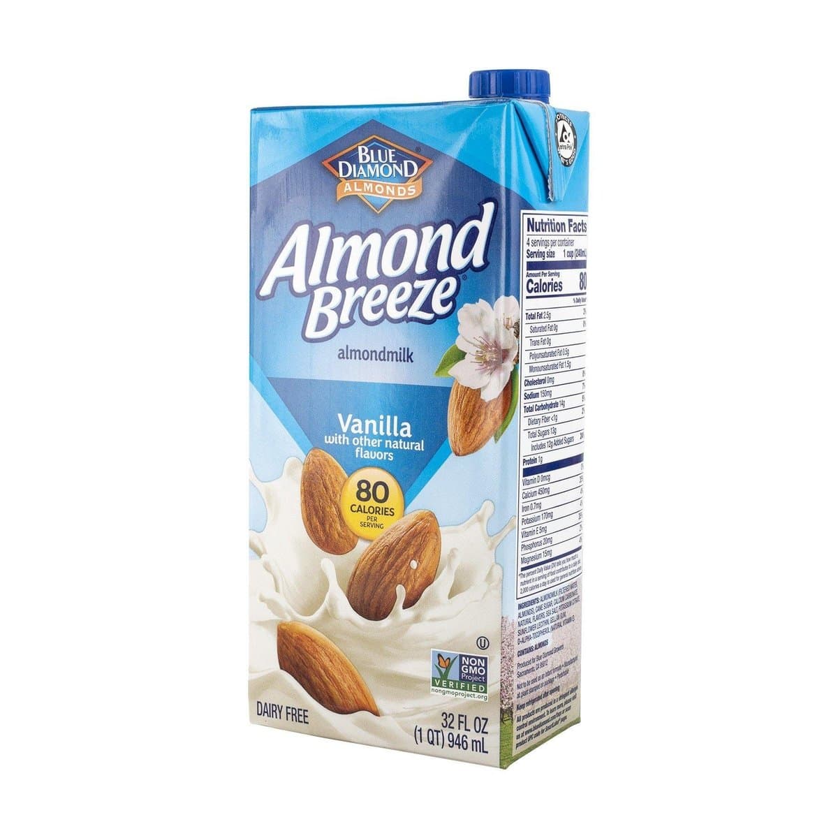 Leche de Almendra Blue Diamond Sabor Vainilla 1 Lt Leche de Almendra Blue Diamond Sabor Vainilla 1 Lt