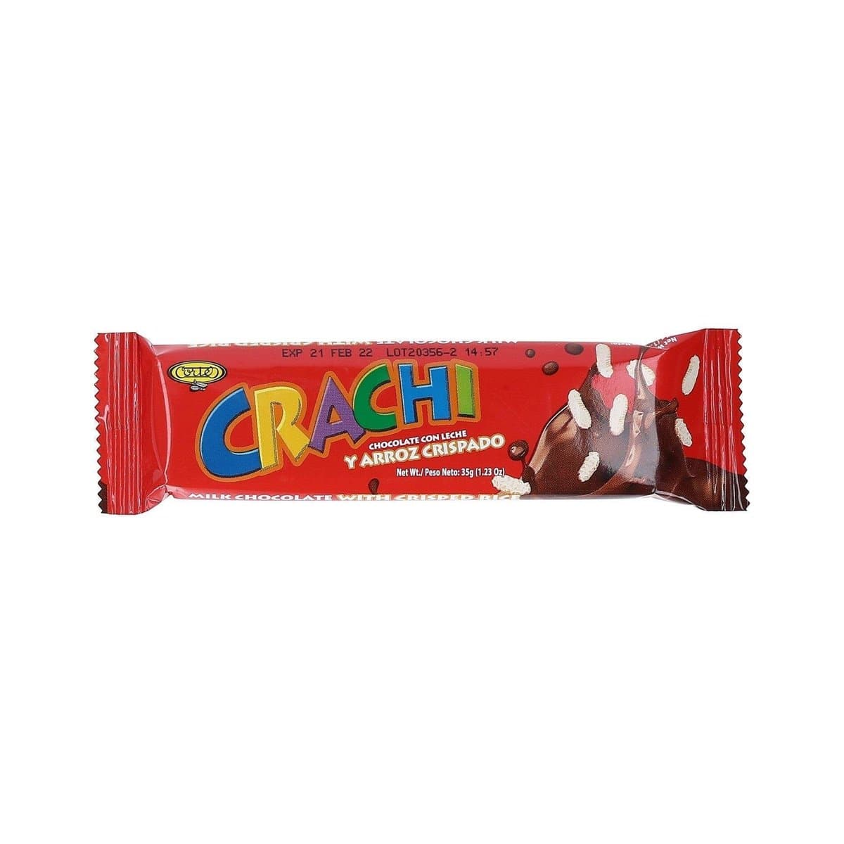 Chocolate Con Leche & Arroz Cortés Crachi 35 g Chocolate Con Leche & Arroz Cortés Crachi 35 g