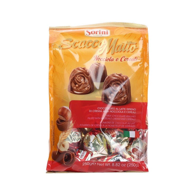 Chocolates Sorini Scacco Matto Nocciola E Cereali 250g Chocolates Sorini Scacco Matto Nocciola E Cereali 250g