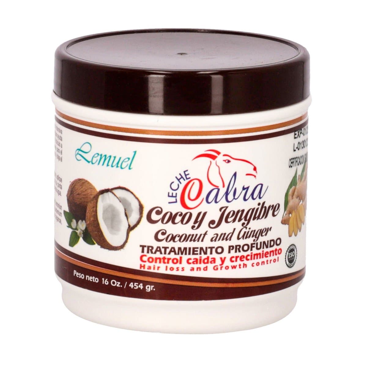 Tratamiento Profundo Leche Cabra Coco Y Jengibre 16 Oz Tratamiento Profundo Leche Cabra Coco Y Jengibre 16 Oz