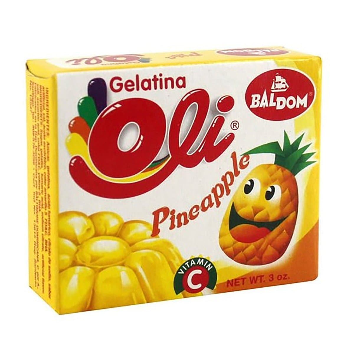Gelatina Oli De Piña 3 Oz Gelatina Oli De Piña 3 Oz
