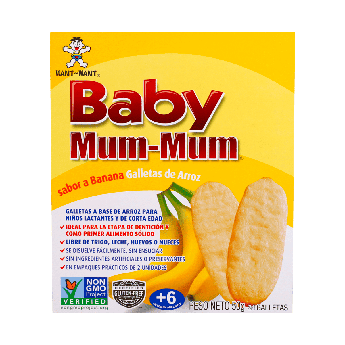 Galletas Sabor Banana Baby Galletas Sabor Banana Baby