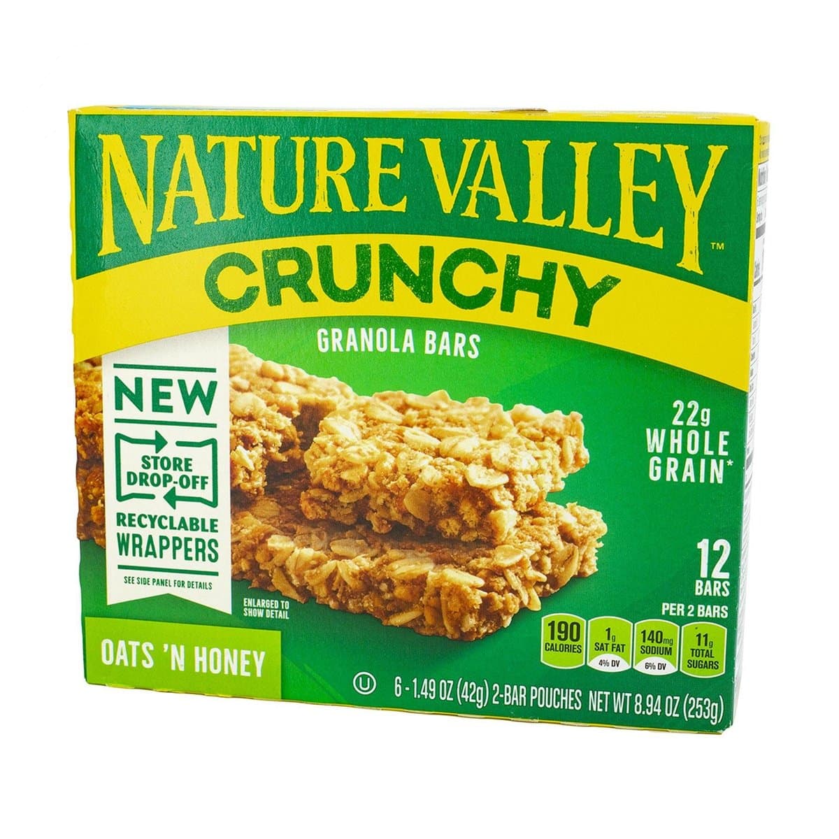 Barras de Granola Nature Valley Oats 'N Honey 12 uds Barras de Granola Nature Valley Oats 'N Honey 12 uds