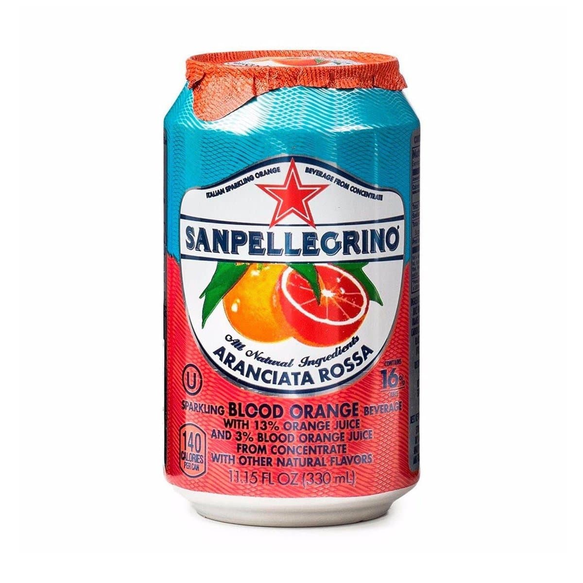 Agua Saborizada San Pellegrino Naranja Rosa 330ml Agua Saborizada San Pellegrino Naranja Rosa 330ml