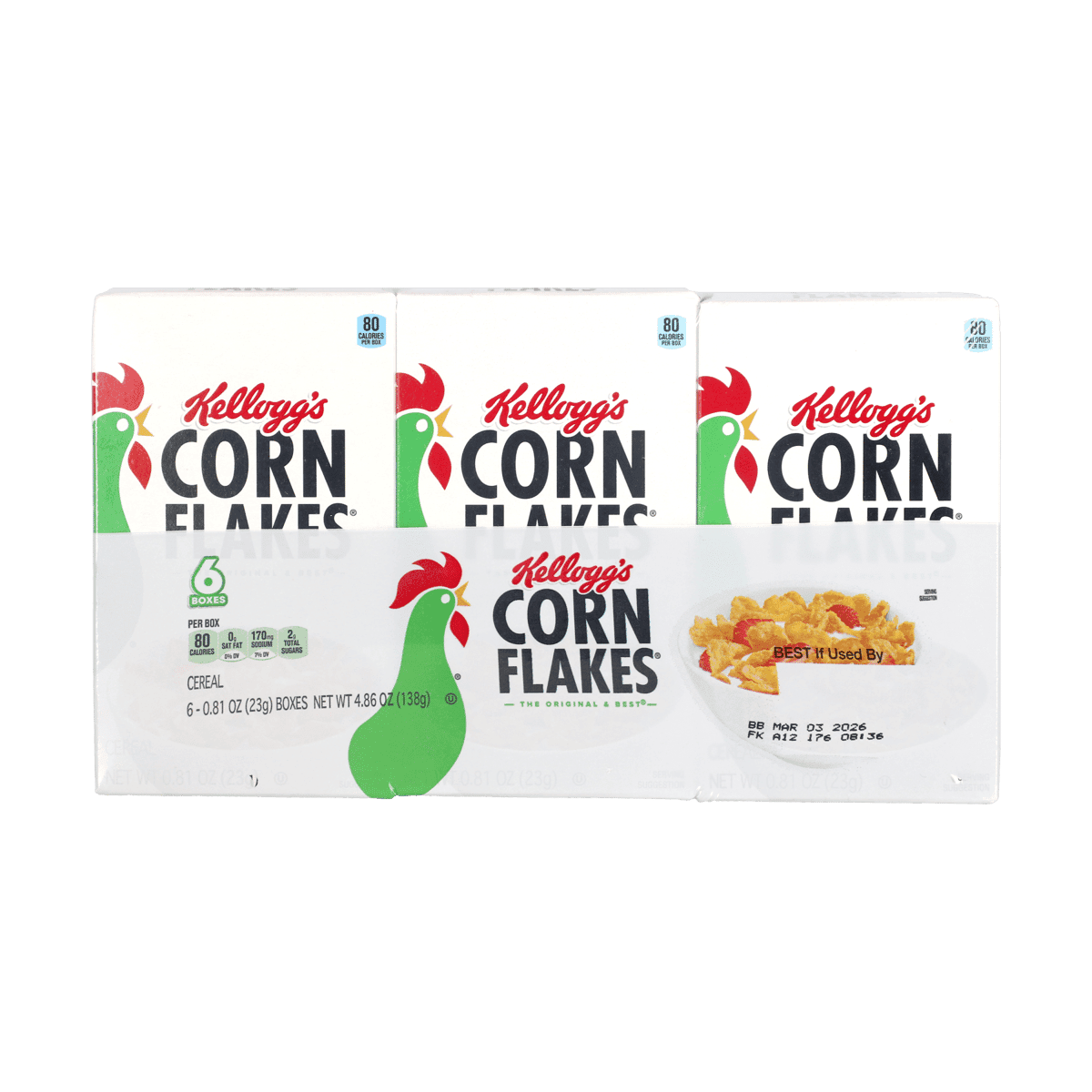 Cereal Corn Flakes Kellogg's 6 Paquetes Cereal Corn Flakes Kellogg's 6 Paquetes