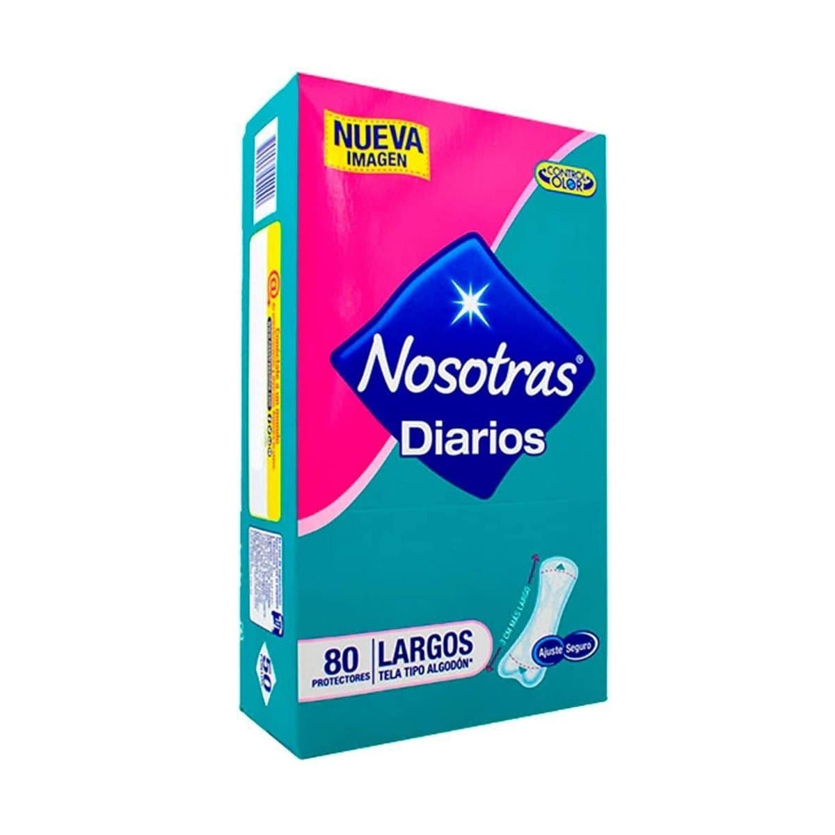 Toallas Intimas Nosotras Diarios Protectores Largos 80 Uds Toallas Intimas Nosotras Diarios Protectores Largos 80 Uds