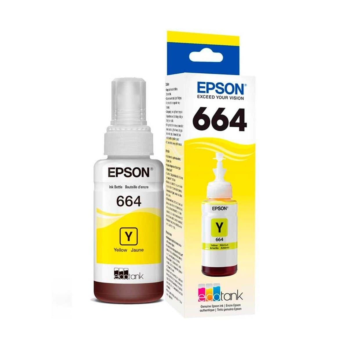 Botella de Tinta Epson M/T664420-AL Yellow Botella de Tinta Epson M/T664420-AL Yellow