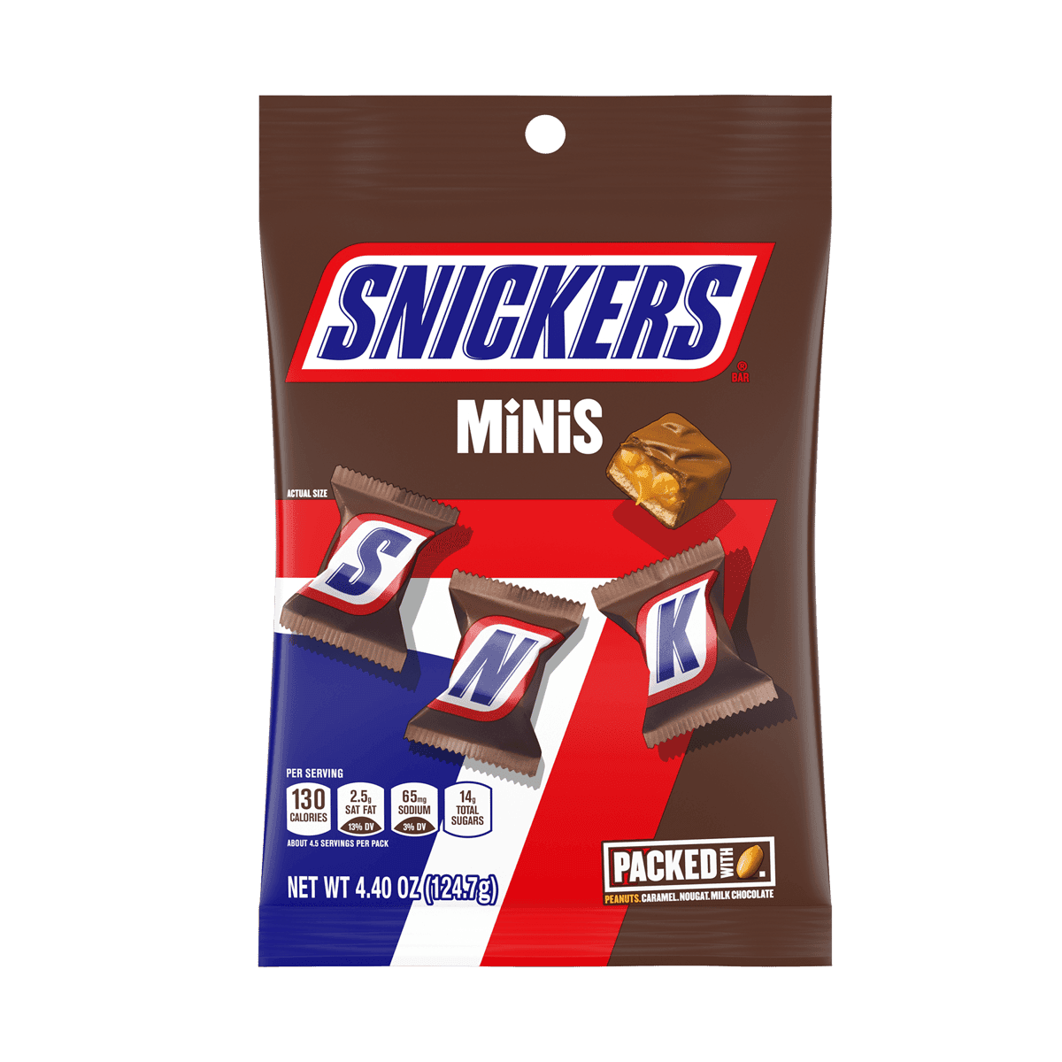 Chocolates SNICKERS Minis 124.7 g Chocolates SNICKERS Minis 124.7 g