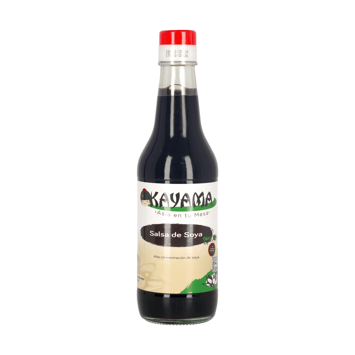Salsa de Soya OKAYAMA Alta Concentración 300 ml Salsa de Soya OKAYAMA Alta Concentración 300 ml