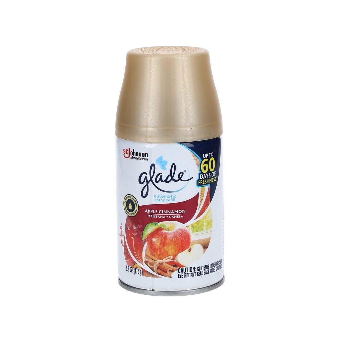 Ambientador En Aerosol Glade Manazana Y Canela 2 Oz Ambientador En Aerosol Glade Manazana Y Canela 2 Oz